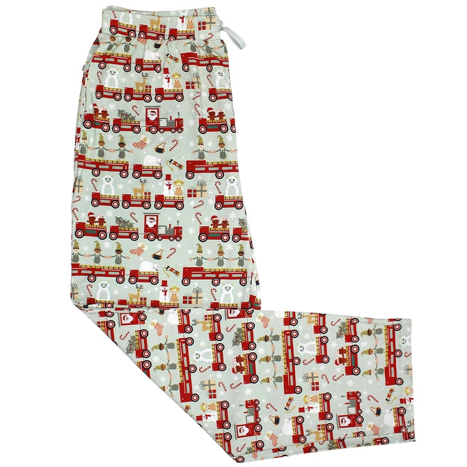 Adult Pajama Pants - Christmas Train