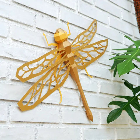 3D Papercraft - Dragonfly Wall Art