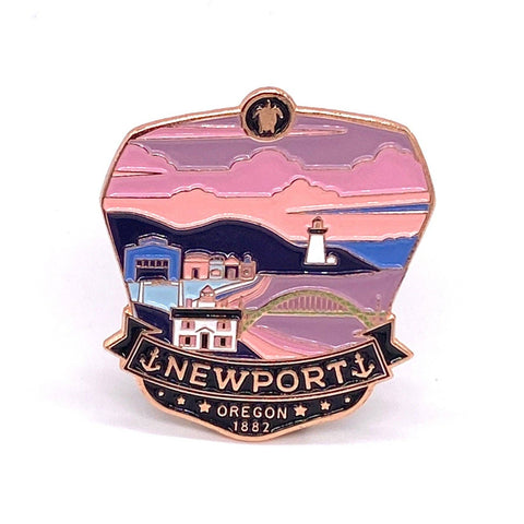 Enamel Pin - Newport (Large)