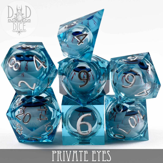 Dice Set - Private Eyes Liquid Core