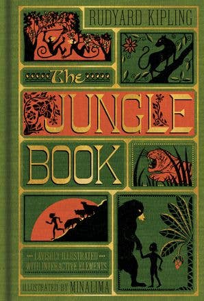 Book (Hardcover) - The Jungle Book: MinaLima Illustrated Edition