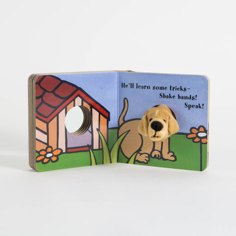 Board Book - Little Puppy Finger Puppet Book