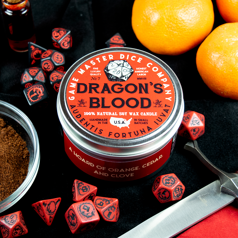 Gaming Candle (8oz) - Dragon's Blood