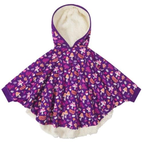 Last One - Size Small (6/18M): Poncho (Kids) - Woodland Treasures