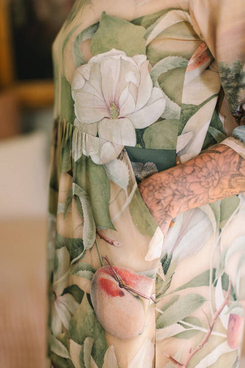 Artist Dress Tunic with Pockets - Fleur De Soleil