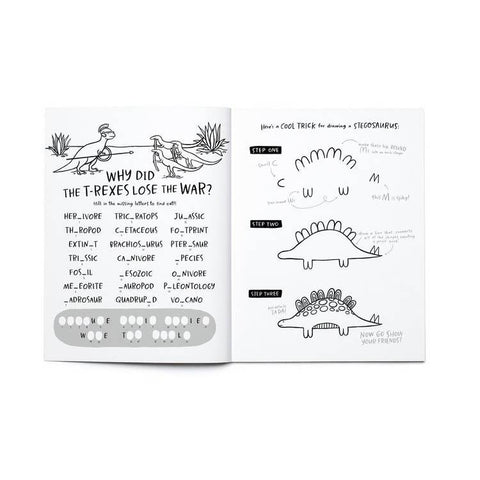 Coloring & Activity Book - Dinosaurs