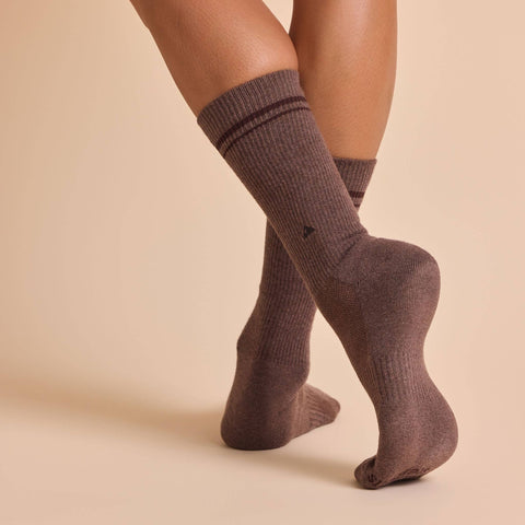 Comfort Crew Socks that Protect National Parks - Blue/Brown (3pk)