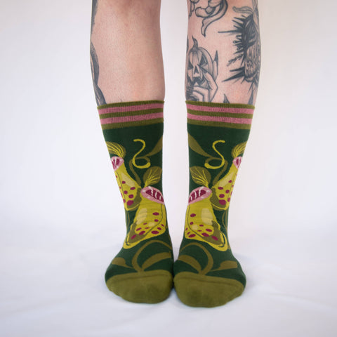 Crew Socks - Pitcher Plant