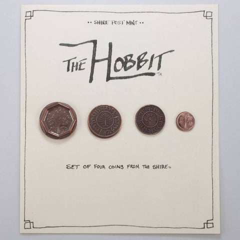 The Shire Set of Four Coins - The Hobbit Set #1