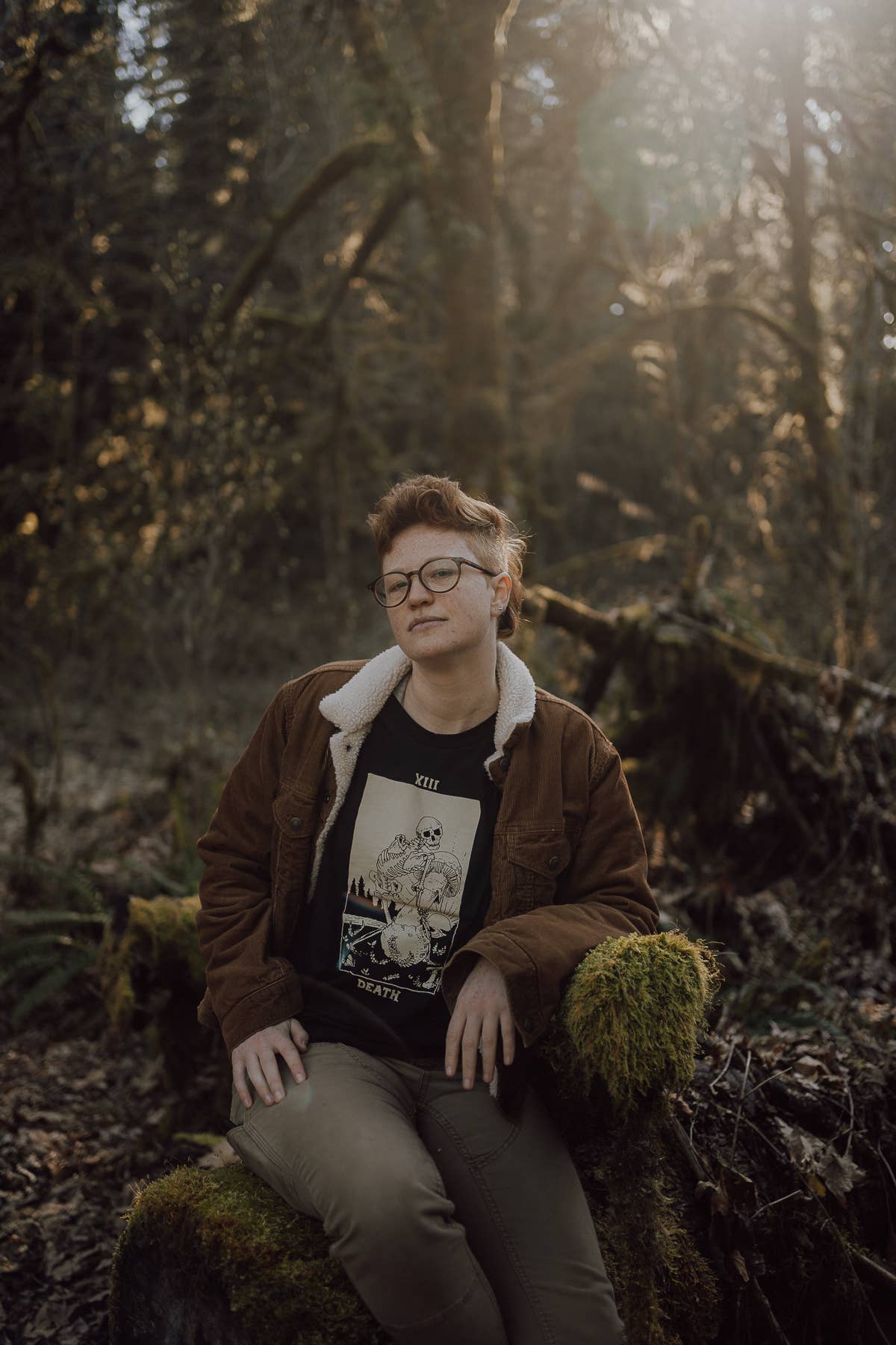 T-Shirt (Unisex) - Death Card Mushroom Tarot Shirt (Organic Cotton)