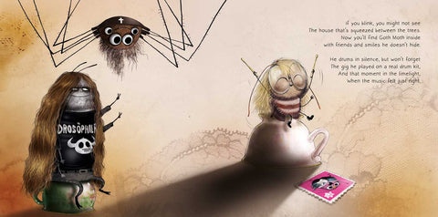Book (Hardcover ) - Goth Moth by Kai Lüftner