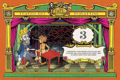 Book (Hardcover) - Adventures of Pinocchio: MinaLima Edition