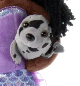 Stuffed Animals - Assorted Mermaid Dolls with Harbor Seal