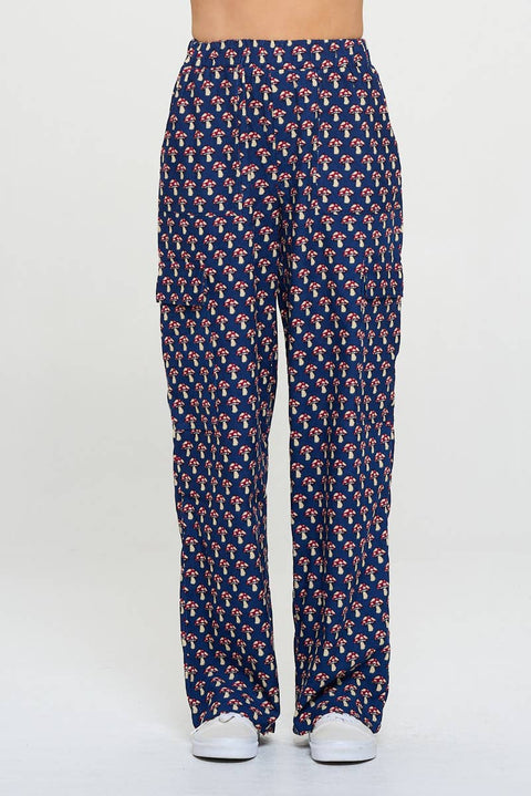 Corduroy Pants - Mushroom Blue