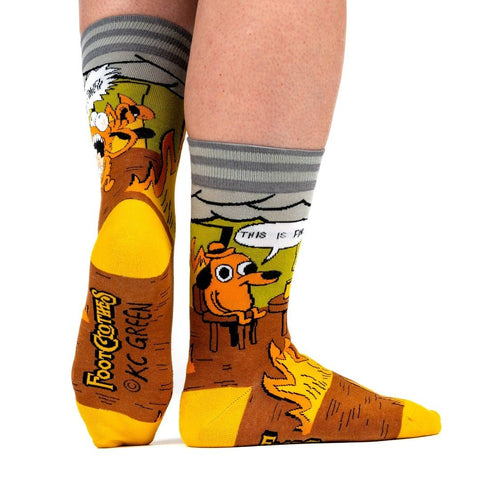 Crew Socks - This is Fine. Also, Not Fine.