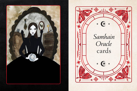 Seasons of the Witch: Samhain Oracle DELUXE EDITION by Lorriane Anderson: Flashcards; 184 pages / English