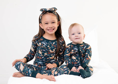 2 Piece Pajamas (Long Sleeve) - Waves & Whiskers