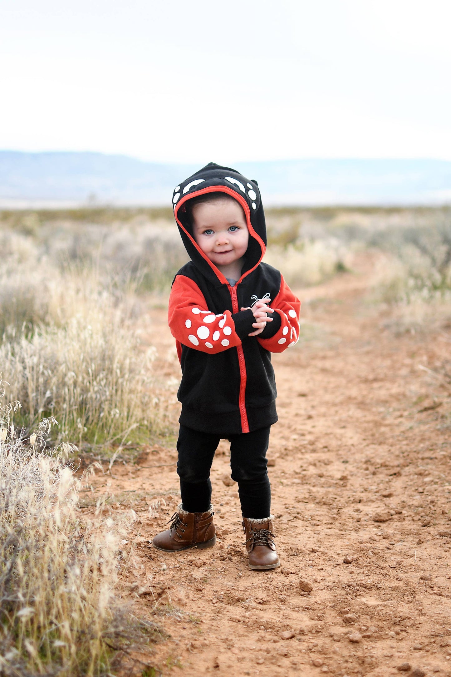 Backpack Hoodie - Ladybug