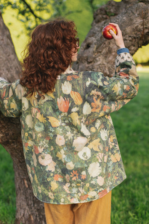 Fleece Lined Cozy Cardigan Kimono Jacket - I Dream in Flowers