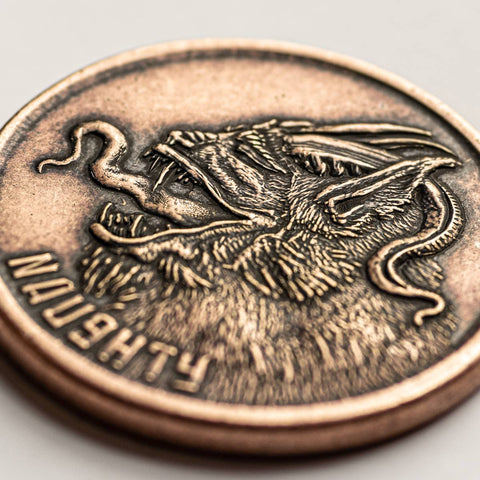 Decision Maker Coin - Naughty or Nice Copper
