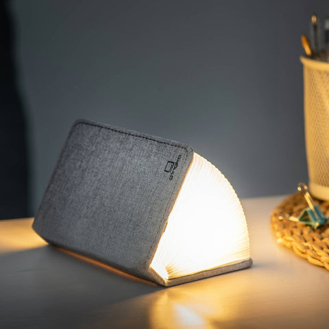 Smart Light - Linen Fabric Smart Book Light: Urban gray / Large