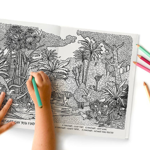 Coloring & Activity Book - Dinosaurs