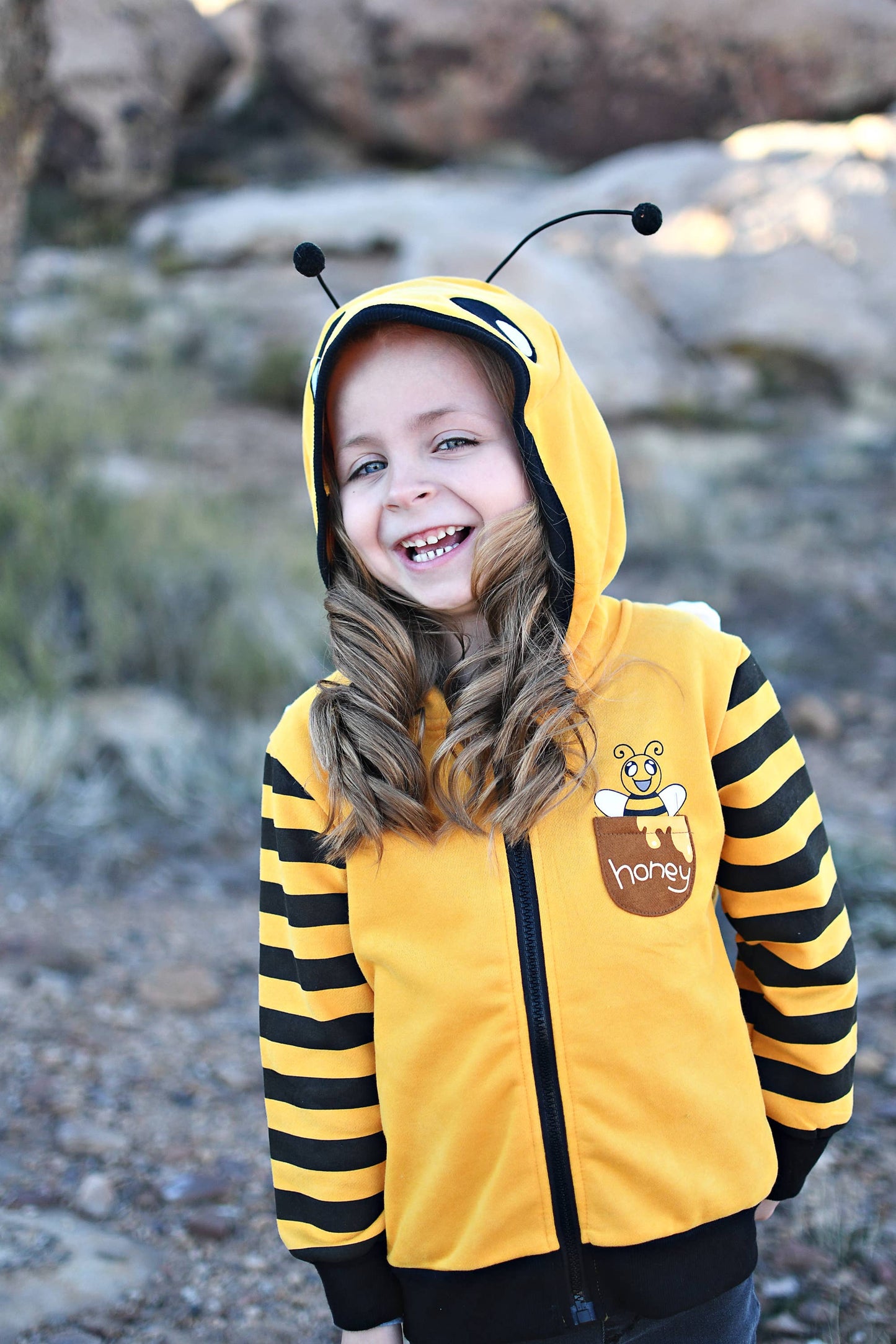 Backpack Hoodie - Buzz the Bee