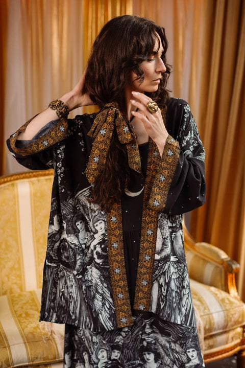 Matineé (Mid-Length) Duster - The Guardians with Angels & Moon