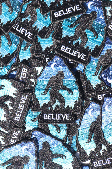 Patch - Bigfoot Believe Embroidered