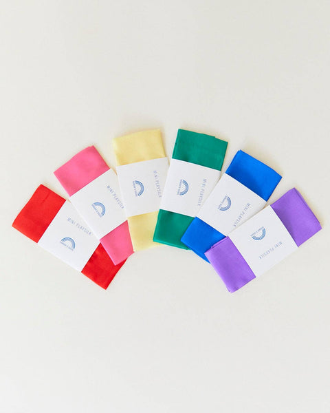 Mini Playsilks - Orange (100% Natural Silk)