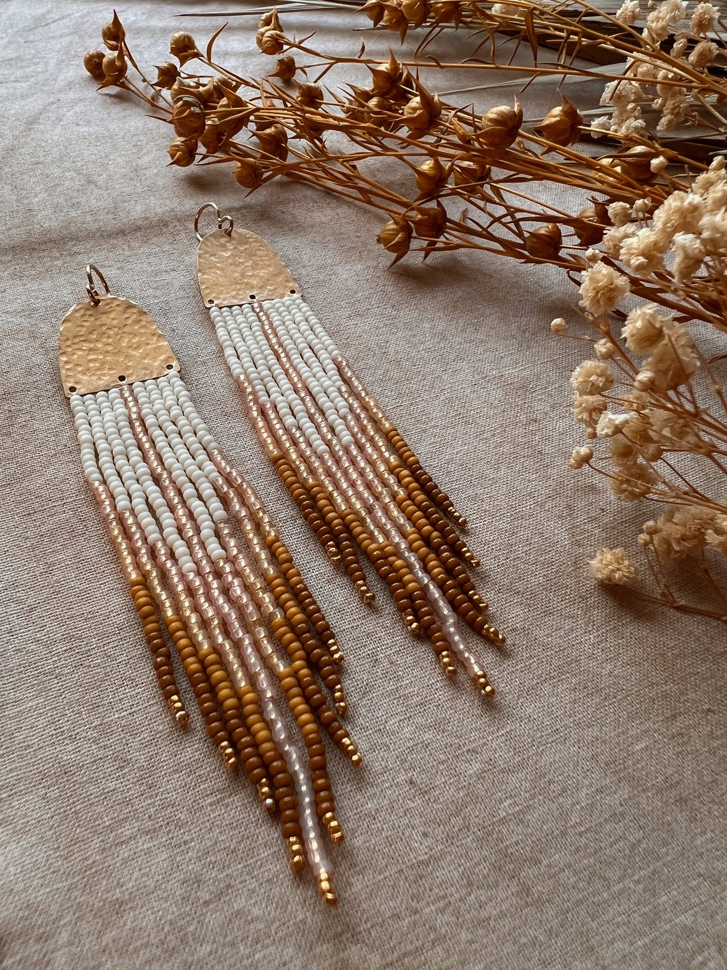 Earrings - Aura Set In Mustard