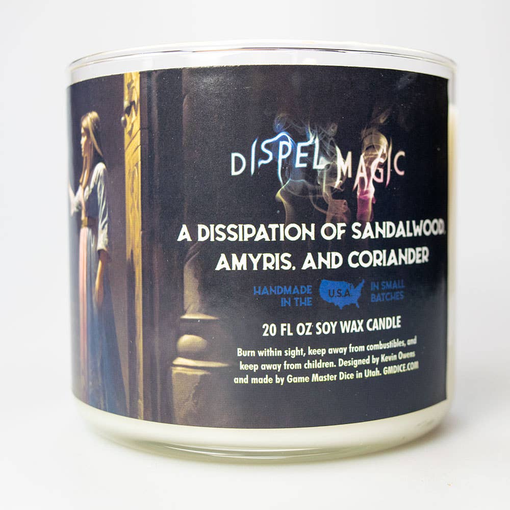 Gaming Candle (8oz) - Dispel Magic