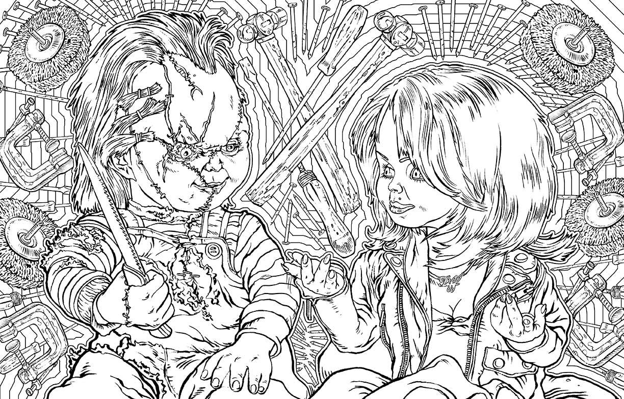 Coloring Book - Chucky