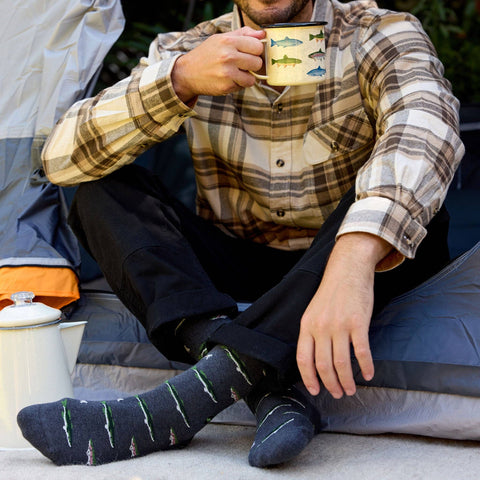 Socks that Protect National Parks - Grey Fish