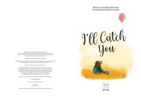 I'll Catch You by Anneke Gerbrands: Hardcover; 32 pages / English