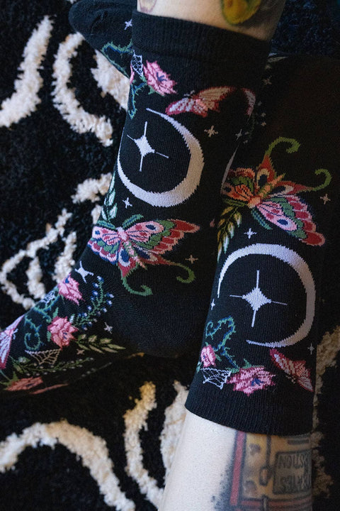 Socks - Enchanted Garden Luna Moth