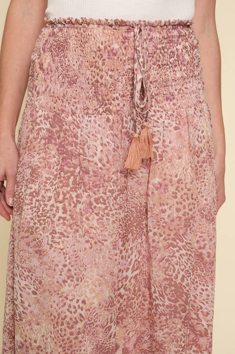 Skirt - Smocked Animal Print