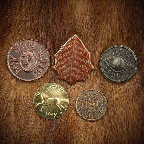 Set of Five Coins - The Lord of the Rings™ Set #1