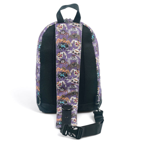 Sling Backpack - Jumping Spiders