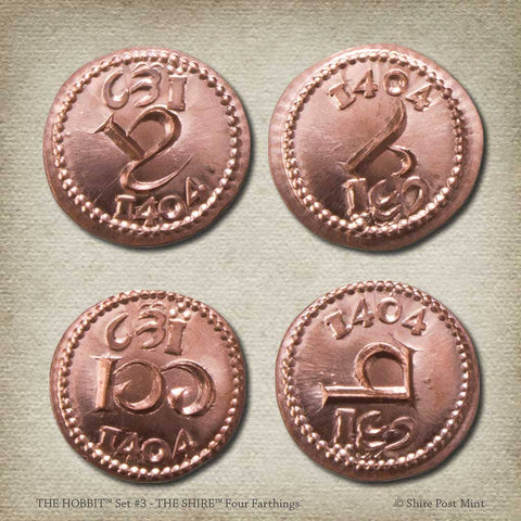 Coin Set - The Hobbit™ Set #3 - The Shire Four Farthings