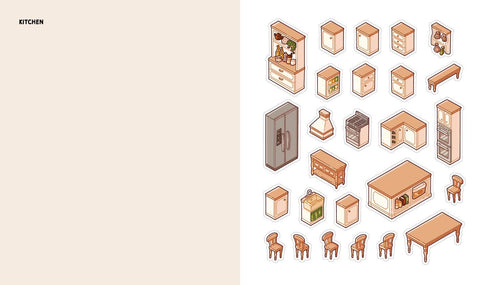 Sticker Book - Cute 'n' Cozy Sticker Therapy