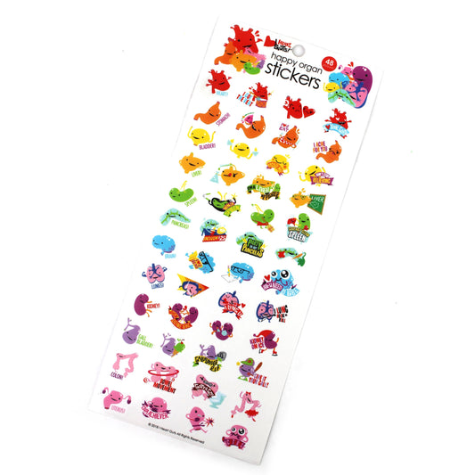 Sticker Sheet - Tiny Happy Organs