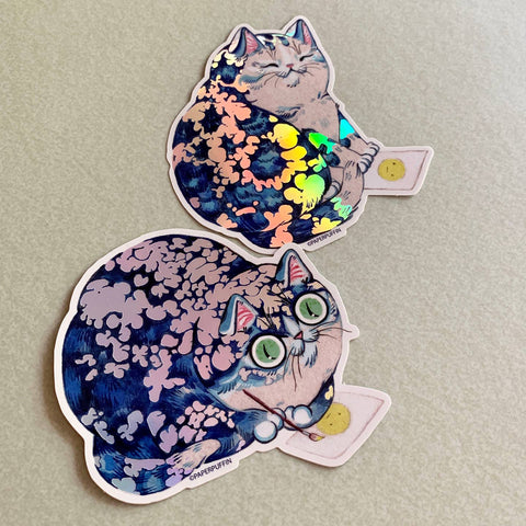 Sticker - Magic Moody Painter Cat