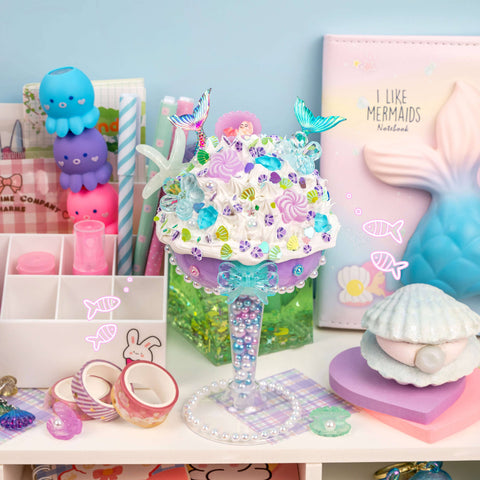 Clay Kit - Play & Display Mermaid Parfait Cafe