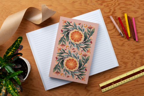 Journal (Soft Cover) - Grapefruit Blossoms