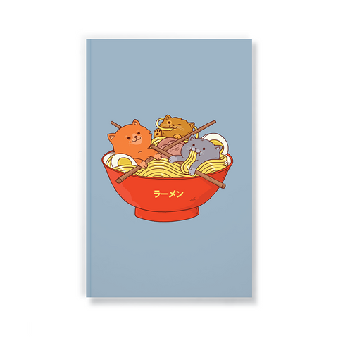 Journal (Soft Cover) - Ramen and Cats