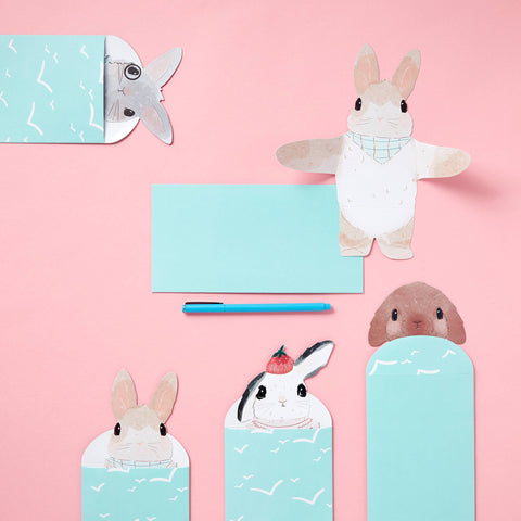 Notecards - Snuggle Bunnies
