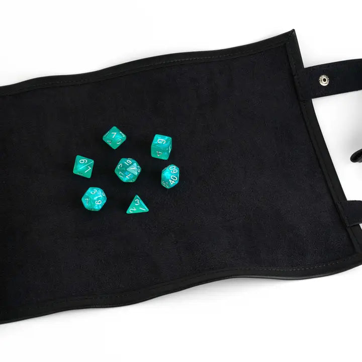 Dice Mat & Carrying Case - Black