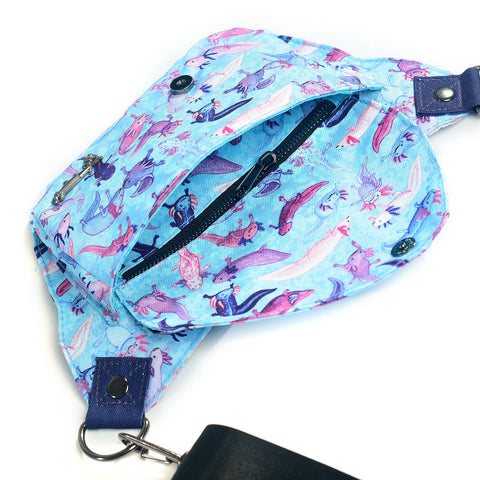 Lux Hip Pouch - A Lotta Axolotls