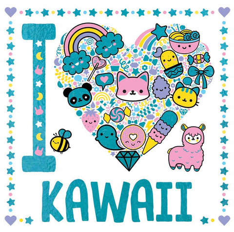 Coloring Book - I Heart Kawaii